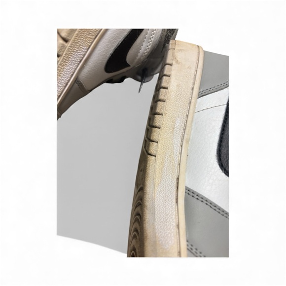 Women’s Air Jordan High-Top Sneakers in Gray and Black - Picture 3 of 4